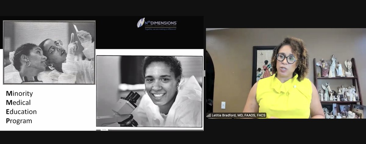 ColeenSabatini's tweet photo. @UCSFOrthosurg was honored to have UCSF alumna Dr. Letitia Bradford (@OrthochickMD) as our 10th Annual Chair's Lecturer at grand rounds this week. Excellent, insightful, &amp; inspiring talk on the critical topic of diversity in surgical training. Thank you Dr. Bradford! @nth_dim https://t.co/hES1lOPcmw