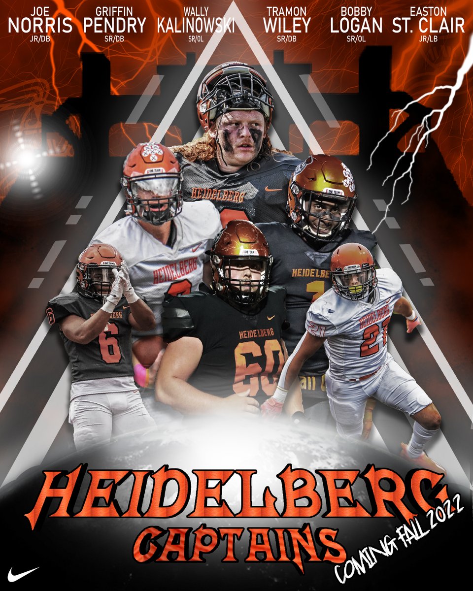 Scott Donaldson (@coach_donaldson) on Twitter photo Happy to announce our 2022 Captains. These men have shown great leadership and will represent us well.
Joe Norris
Tramon Wiley
Griffin Pendry
Wally Kalinowski
Bobby Logan
Easton St. Clair
<a href="/DigitalTray_/">TraMon Wiley</a> <a href="/JosephNorris_3/">Joseph Norris</a> <a href="/GriffinPendry/">Griffin Pendry</a> <a href="/wallykalinowski/">Wally K</a> <a href="/bobblogan68/">Bobby Logan</a> <a href="/easton_21/">Easton</a> Happy to announce our 2022 Captains. These men have shown great leadership and will represent us well.
Joe Norris
Tramon Wiley
Griffin Pendry
Wally Kalinowski
Bobby Logan
Easton St. Clair
<a href="/DigitalTray_/">TraMon Wiley</a> <a href="/JosephNorris_3/">Joseph Norris</a> <a href="/GriffinPendry/">Griffin Pendry</a> <a href="/wallykalinowski/">Wally K</a> <a href="/bobblogan68/">Bobby Logan</a> <a href="/easton_21/">Easton</a>