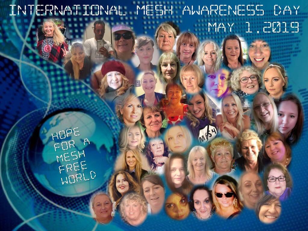 DotPhillips's tweet photo. International Mesh Awareness day 1st May. Informing and raising awareness on the risks and dangers of surgical mesh, that has injured and adversely affected thousands of men and women around the world. Pain, infection, recurrence, adhesion, obstruction &amp; perforation! https://t.co/f3rbSH8j2n