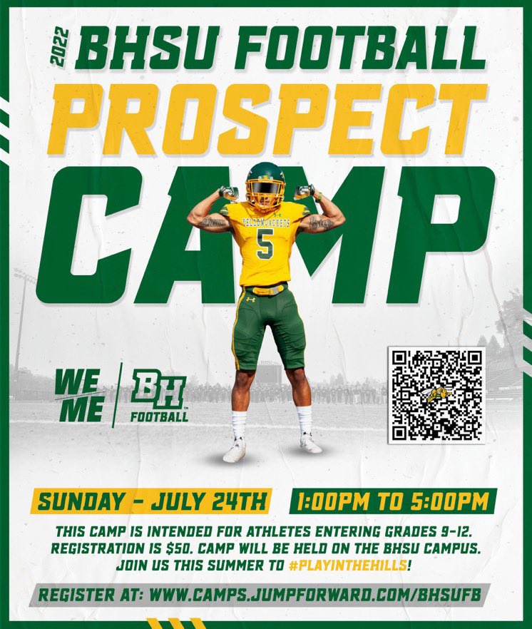 ralls_william's tweet photo. Thank you @CoachKelley52 for the camp invite to the @BHSUFB prospect camp.  Looking forward to learning more about Black Hills State University on July 24. https://t.co/WxSv7rvEru
