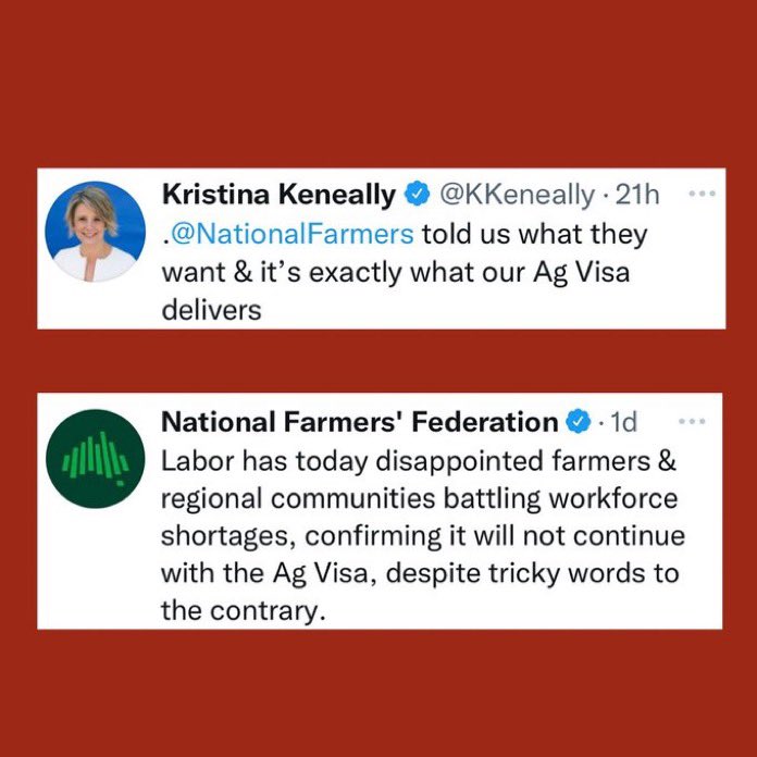 daresimon9's tweet photo. @RealMarkLatham @OMGTheMess Farmers Fed Say #ALP use tricky words.
Truth is #ALPLiars and #AlboHopeless. 10 years to be a worthwhile alternate and they have FAILED https://t.co/uzEjgFwYTb