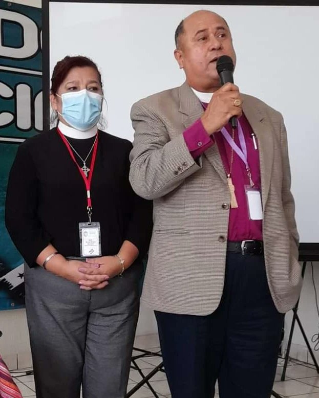 IgleAnglicanaES's tweet photo. Nuestro obispo Rvdmo. Juan David Alvarado, fue electo electo Primado de la Iglesia Anglicana de la Región Central de América #IARCA, en el VII Sínodo Provincial.
#AnglicanosEnElMundo https://t.co/x1kLf44XB5
