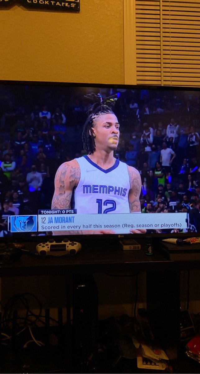 It’s sad they have to show this <a href="/JaMorant/">Ja Morant</a>