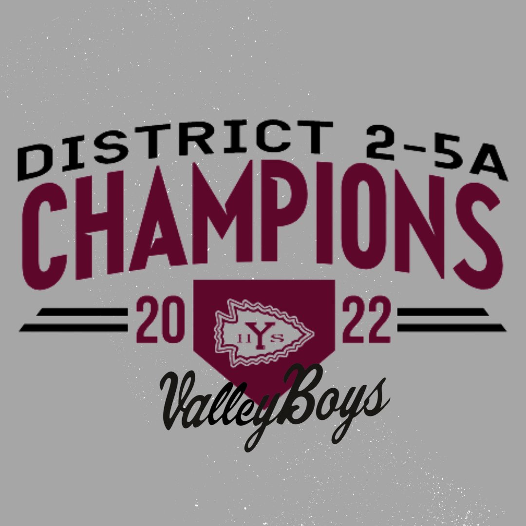 With the Del Valle loss
Your Valley Boys are
DISTRICT CHAMPIONS!!
