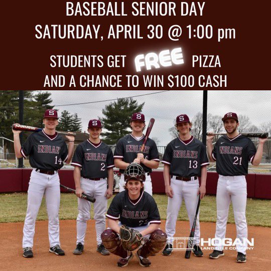 SHSIndiansbsb's tweet photo. SR Day tomorrow @ 1PM
Strafford vs Reeds Spring
Come out and support’
#DIRTBAGS https://t.co/gEbvHGb9iR