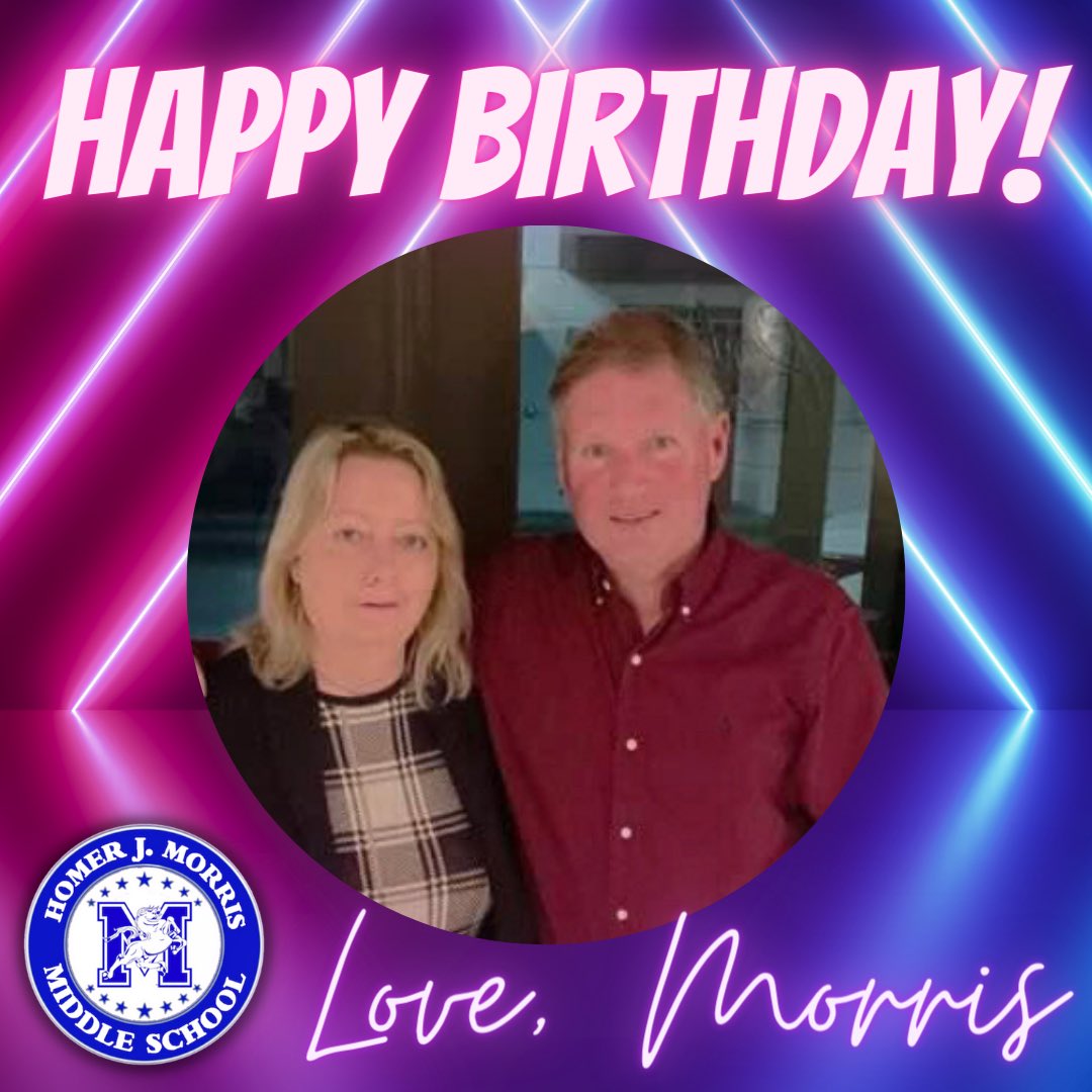 stallions045's tweet photo. On behalf of Morris MS, we want to wish a Happy birthday to a wonderful couple, Mr. and Mrs. Cameron!! They both celebrated birthdays this past week!! Thank you both for all the support you have given Morris over the years!! 🎉🎉🎉
#MorrisPride
#DistrictOfChampions
@Mcallenisd https://t.co/vKBZPZEVIi