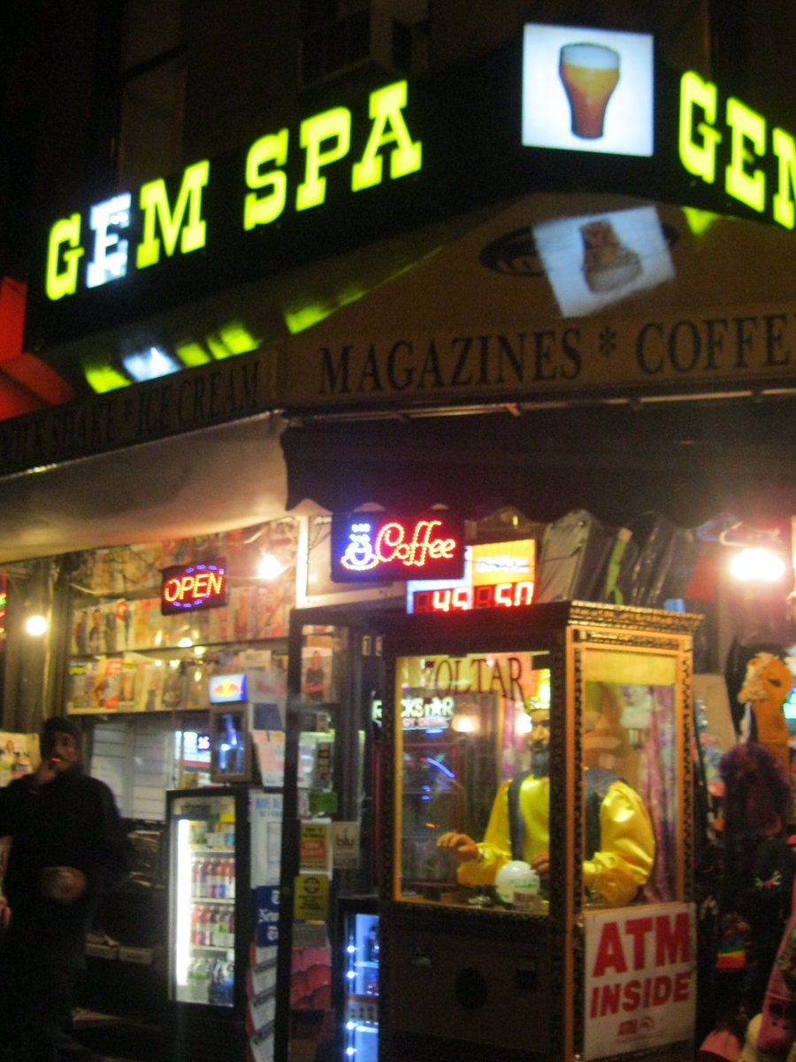 deutch_amanda's tweet photo. Just came across these photos I took of @GemSpa4 probably around 2012 and felt a pang (and a craving for an egg cream.) #NYC #GemSpa #Eggcream #Open https://t.co/NkVbYvW1st