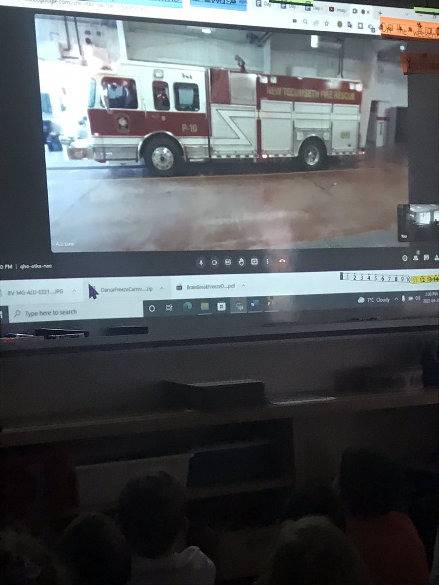 Spatarograde1's tweet photo. A virtual trip to our local fire station and a visit with Firefighter A.J. to learn about fire safety. https://t.co/fzUqhg1g3o