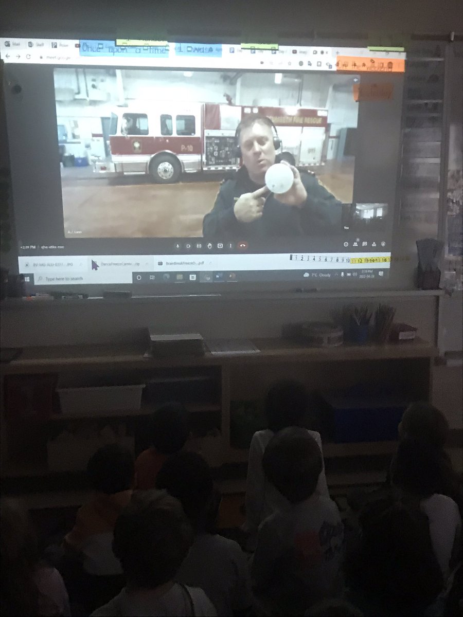 Spatarograde1's tweet photo. A virtual trip to our local fire station and a visit with Firefighter A.J. to learn about fire safety. https://t.co/fzUqhg1g3o