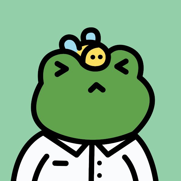 To celebrate <a href="/FroggyFriendNFT/">meena</a> $RIBBIT staking launching I'm giving away.. 

Froggy # 2912 + .02 eth for staking

🐸 Like, RT
🐸 Tag 3 friends
🐸 Comment Ribbit! 

⏰️ Winner picked in 24 hours!