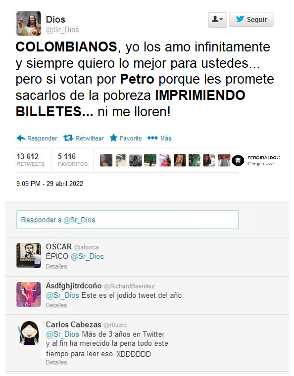 fergiraldow's tweet photo. #uyyyy
#Petristas
#PetroNuncaSeraPresidente https://t.co/xftmsqyfWB