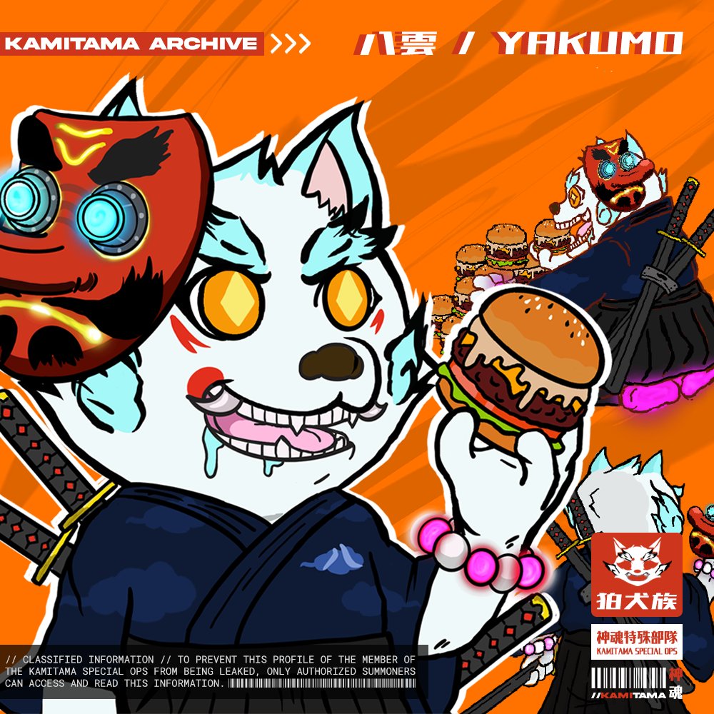 kamitamanft's tweet image. Meet 八雲 // YAKUMO

Yakumo may appear to be indifferent about everything but in fact has a rich experience in research of the Ethereal Realm and various development zones in the Ethereum Blockchain.

His weakness? Food.

#KamiTama #神魂
#newnftproject #NFTdrop #NFTcollection