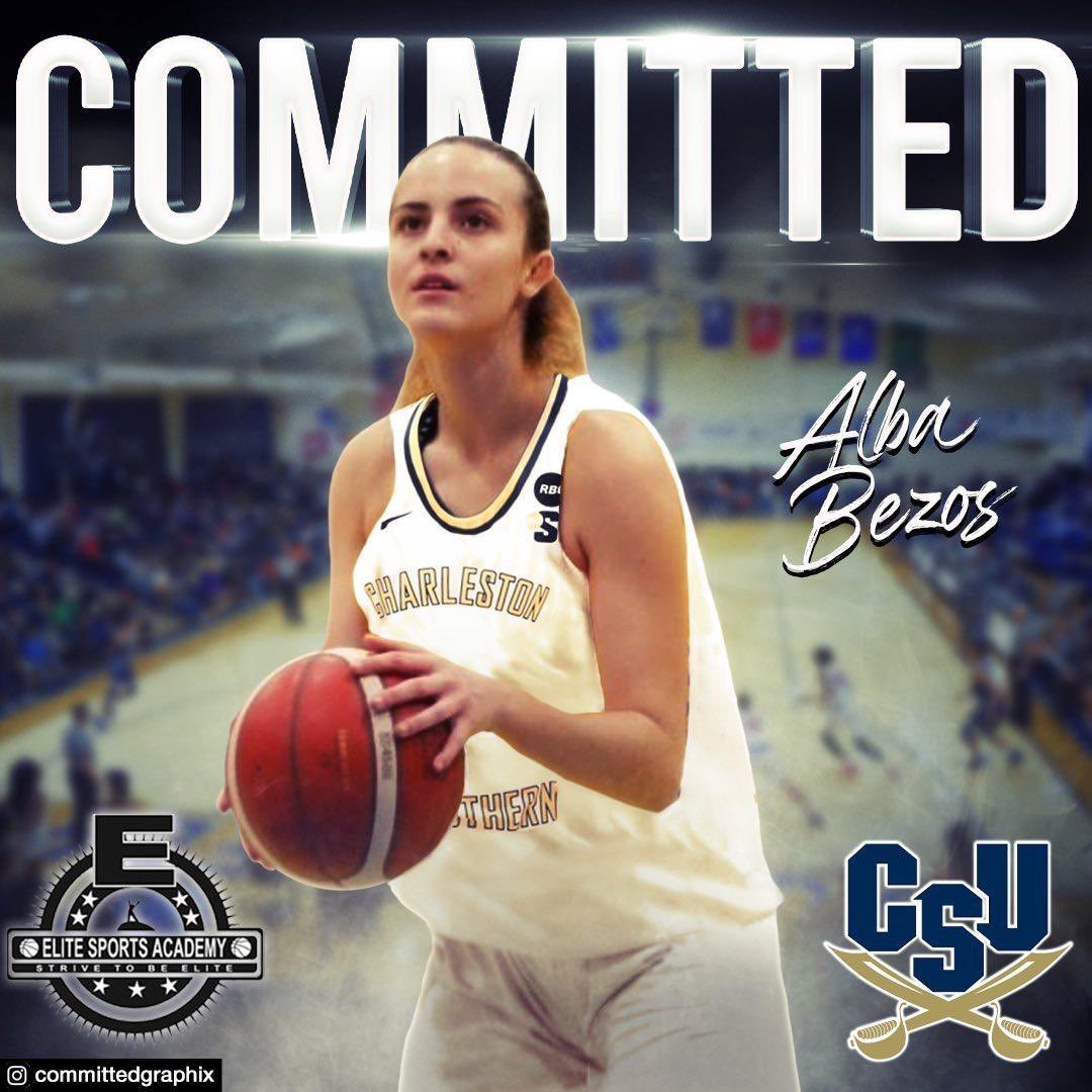 #NCAA 🔊 Class of 2022:

⛹️‍♀️ Alba García-Valcárcel (<a href="/Garcia11Alba/">alba.garcia11</a>)
🏀 Real Canoe (<a href="/realcanoe/">Real Canoe NC</a>)
✈️ Charleston Southern (<a href="/CSUBucsWBB/">Charleston Southern Women’s Basketball</a>)

¡Enhorabuena! 👏🏀🇺🇸