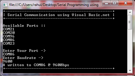 PerenialDev's tweet photo. Use Visual Basic . net to program your PC's Serial Port and communicate with an embedded microcontroller like MSP430 or 8051
Visit https://t.co/mMB1LzANO3
#visualbasic #serialport #Windows #DotNet https://t.co/Kkmx5Vp88T