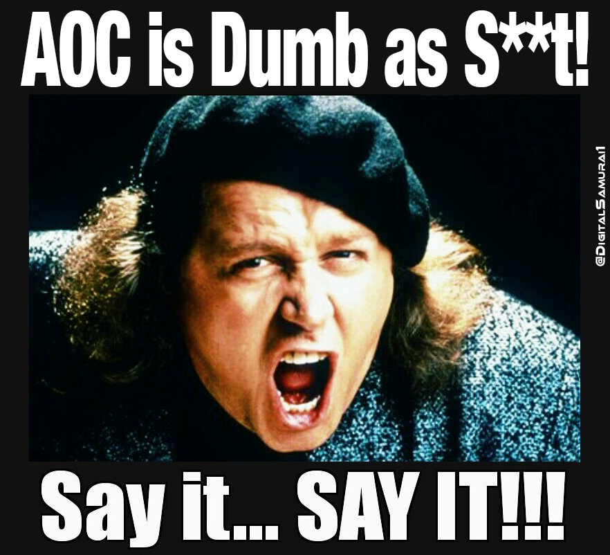 DigitalSamurai1's tweet photo. @MonicaCrowley @AOC @elonmusk It's amazing what utterances comes out of the mouth of a woman with the I.Q. of a can of generic dog food! https://t.co/Zk4zMSgBnw