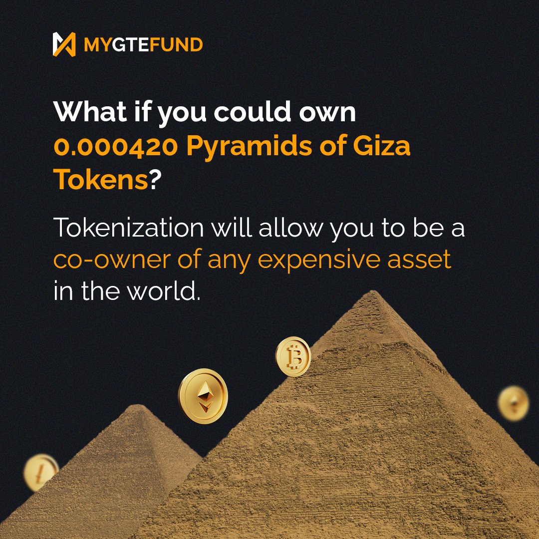 mygtefund's tweet photo. Own parts of assets of unimaginable values, on https://t.co/iCXOup3xV7
#Globaltokenexchange  #Tokenomics #Tokenisedfuture https://t.co/Nb1qrgFIWR