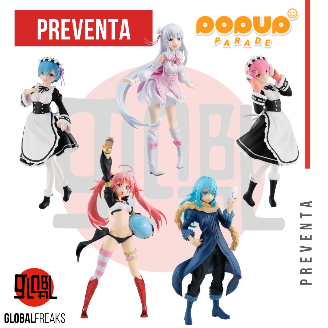 global_freaks's tweet photo. 🔶 Pre-venta #Isekai#PopUpParade de #GoodSmileCompany 🔶
🔸 Re:Zero Starting Life in Another World
#Emilia #MemorySnow Ver.
#Rem #IceSeason Ver.
#Ram Ice Season Ver.
🔸 #ThatTimeIGotReincarnatedAsASlime
#Milim
#Rimuru
✨https://t.co/MsOU3dCJMH! 🌐
📤 Envíos en todo el mundo https://t.co/WG2y4aoows