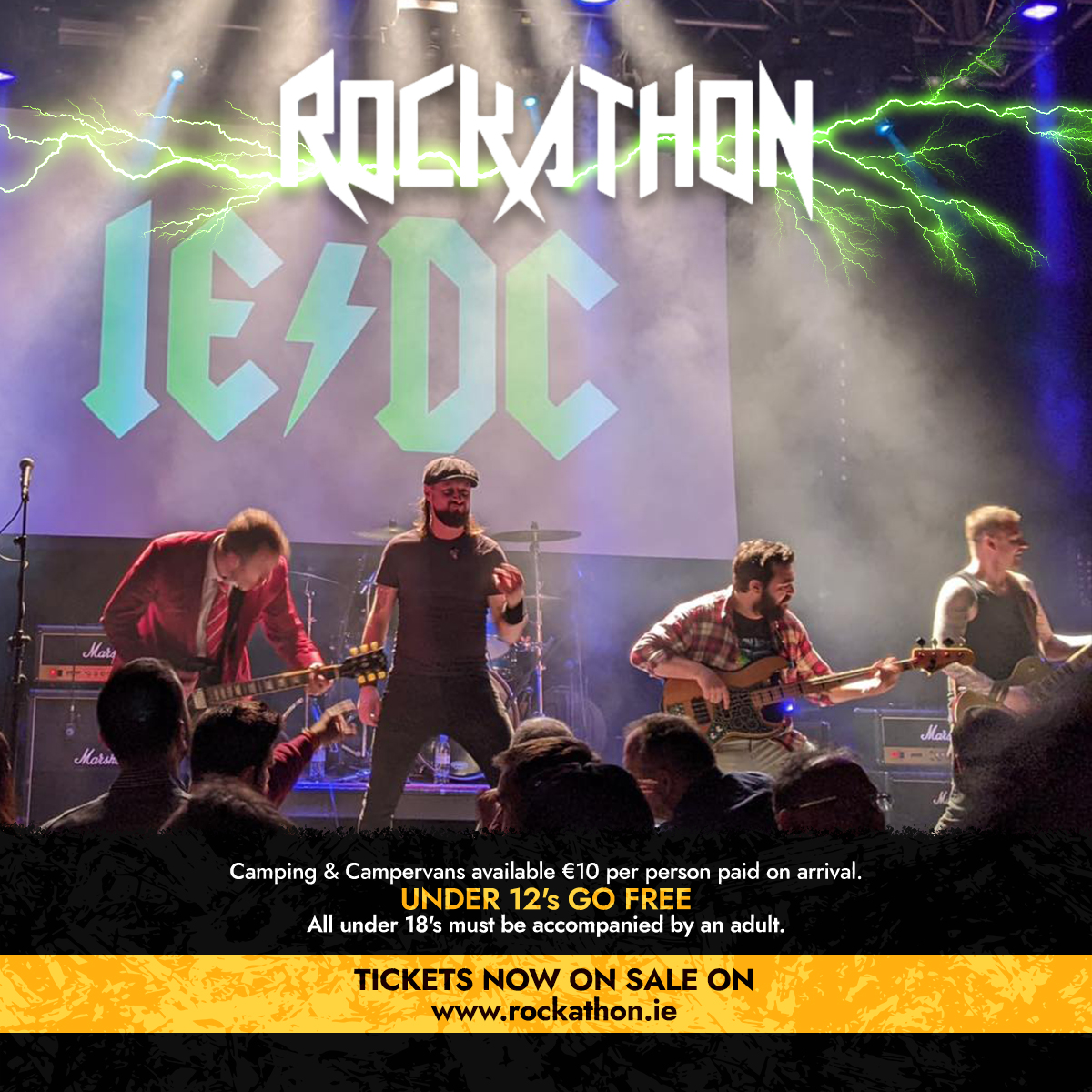 With their "dirty deeds", they are going to "shake you all night long". By the end of this rock music festival, you are going to feel like you got "hit by a rock n roll train."

In other words, get your ass to Rockathon 'cause IE/DC are back in black 🤘🎸

#Rockathon2022