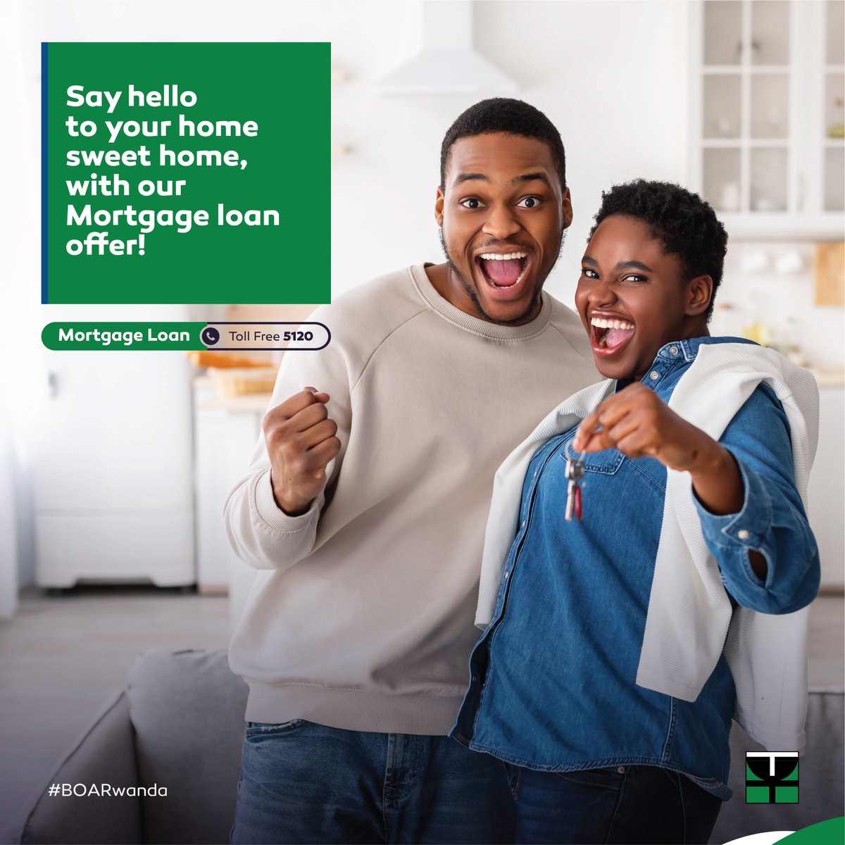 You can still fulfill your desire of refurbishing your property and making it your home sweet home as we move from April to May!
Need more information? Visit boarwanda.com/personal/loans… 

#BOARWANDA  #MortgageLoan