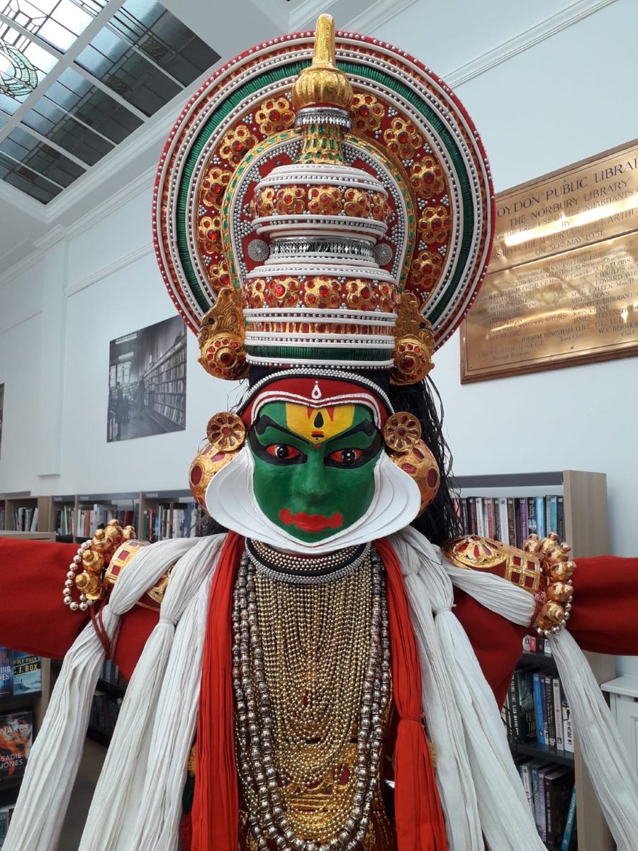 MuseumOfCroydon's tweet photo. Kathakali is here!
Today is the opening of the long awaited 'Kathakali: Life behind the Costume' at the Museum of Croydon. An exhibition, performances and workshops are there to tempt you back to the Clocktower! Details and how to book at https://t.co/ZKxR5KOMKq
#CroydonLibs https://t.co/FWMd1Uz5tc