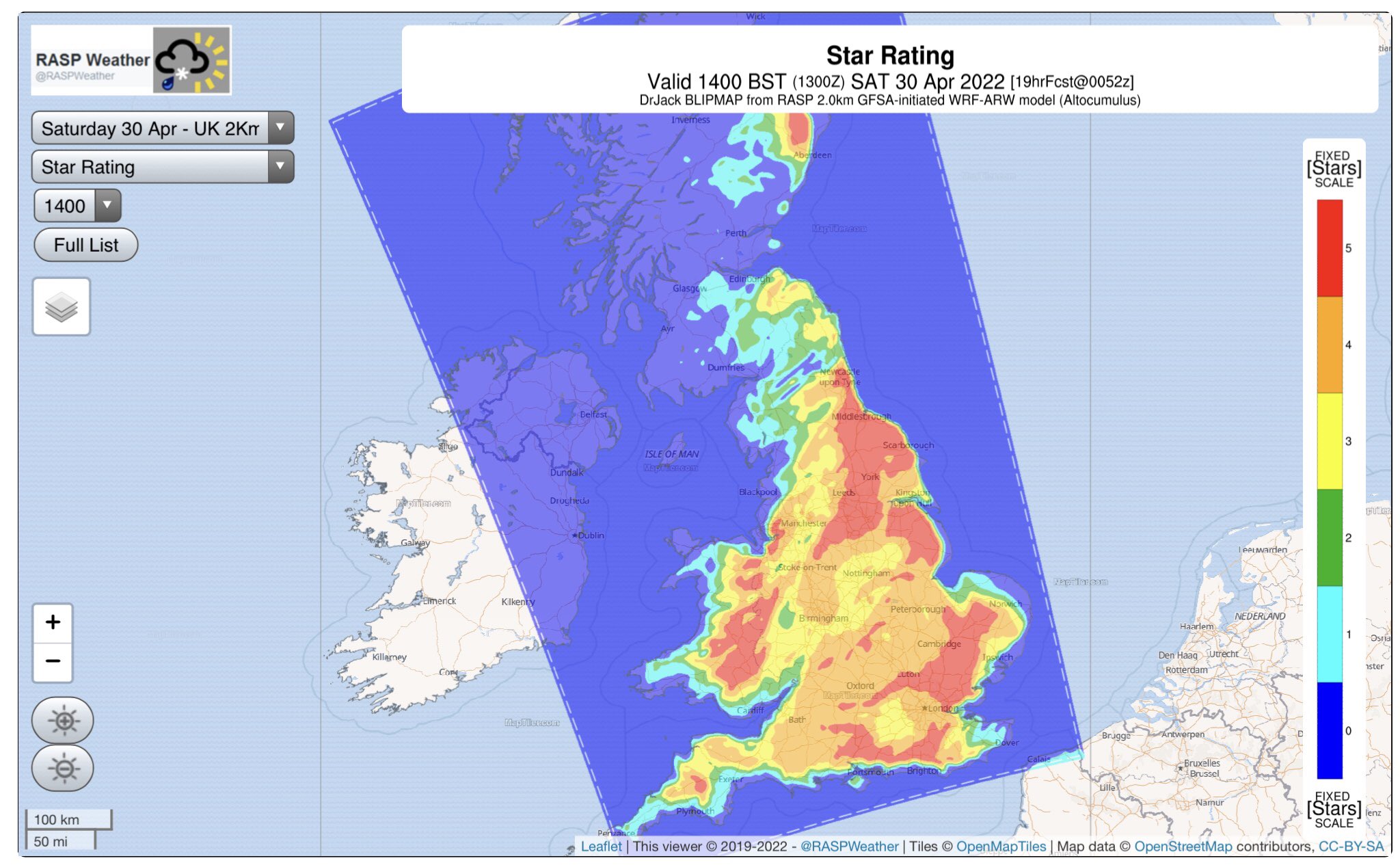RASP Weather (RASPWeather) / Twitter