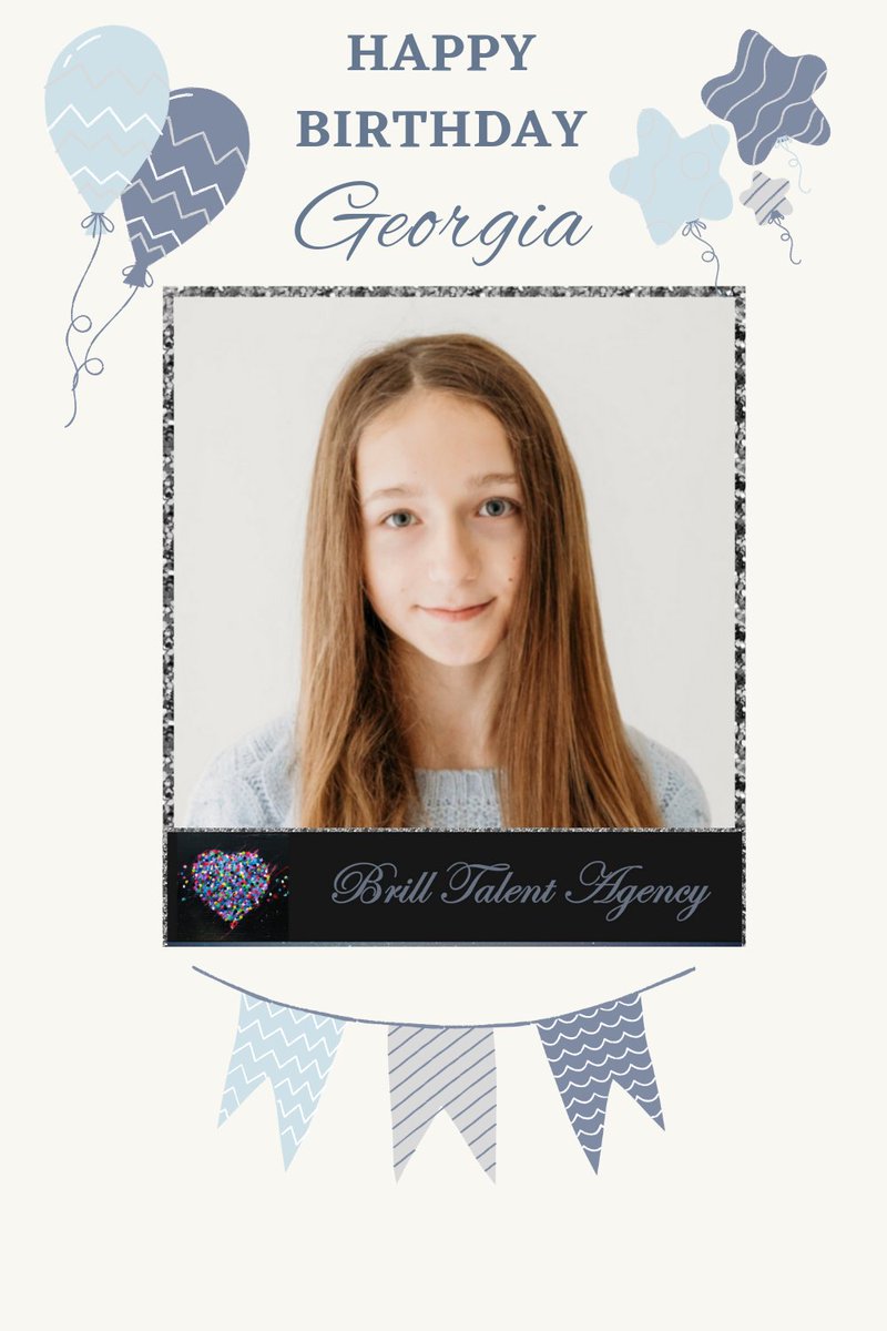 BrillTalent's tweet photo. Wishing GEORGIA a very Happy Birthday today. Hope you have a BRILLiant day! π π π π
.
#actorvijay #clientbirthday #happybirthday #brilltalentagency https://t.co/VAW9oRSp2a