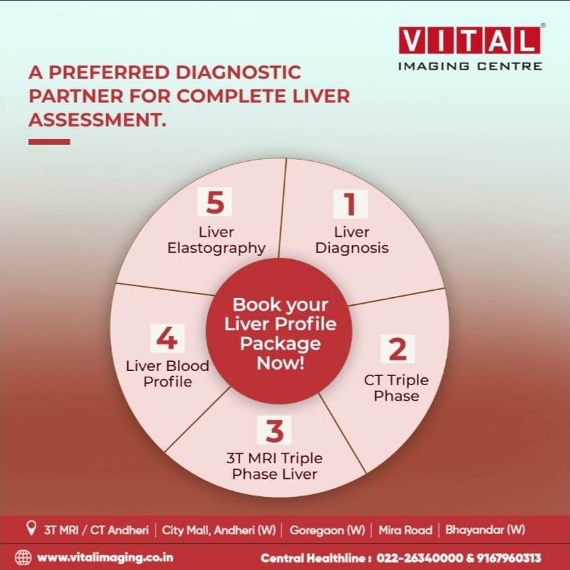 vital_imaging's tweet photo. Don't ignore your liver health if you want to heal faster. Book your Liver Profile Package now!. 

#vital #vitalimaging #ctscan #medicalscan #radiology #sonography #mri #mriscan #xrays #ultrasound #3TMR #3D #liverdiagnosis #liverprofile https://t.co/H8XihNz65i
