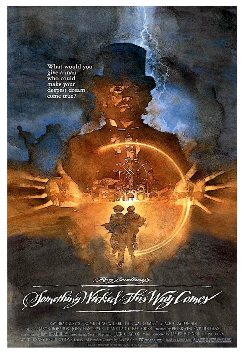 FilmNewsNos's tweet photo. 🎬MOVIE HISTORY: 39 years ago today, April 29, 1983, the movie ‘Something Wicked This Way Comes’ opened in theaters!
#JasonRobards #JonathanPryce #DianeLadd #RoyalDano #VidalPeterson #ShawnCarson #MaryGraceCanfield #RichardDavalos #JackDodson #BruceMFischer @PamGrier #EllenGeer https://t.co/hSPrlADBj1