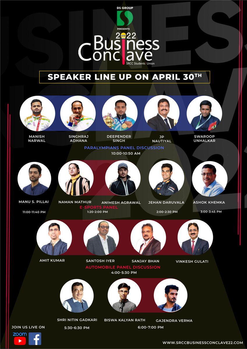 SRCC Business Conclave tweet media