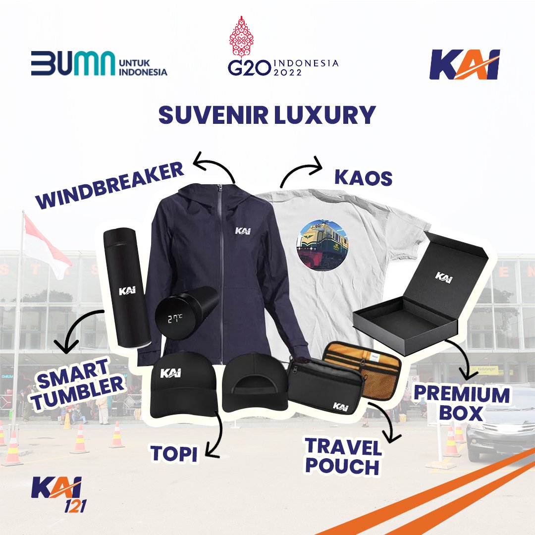 KAI121's tweet photo. Yuk, bagikan momen perjalanan mudikmu dlm Giveaway Mudik Selamat Nyaman Naik Kereta. Dapatkan kesempatan memenangkan goodie bag eksklusif &amp; luxury dr Railmin. 

Sebelum ikutan, baca dulu syarat &amp; ketentuannya, agar peluang menangmu makin besar.

#MudikAmanSehatNaikKereta
#KAI121 https://t.co/792rkQWAZi