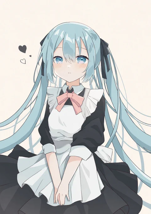 メイドミク
#初音ミク 