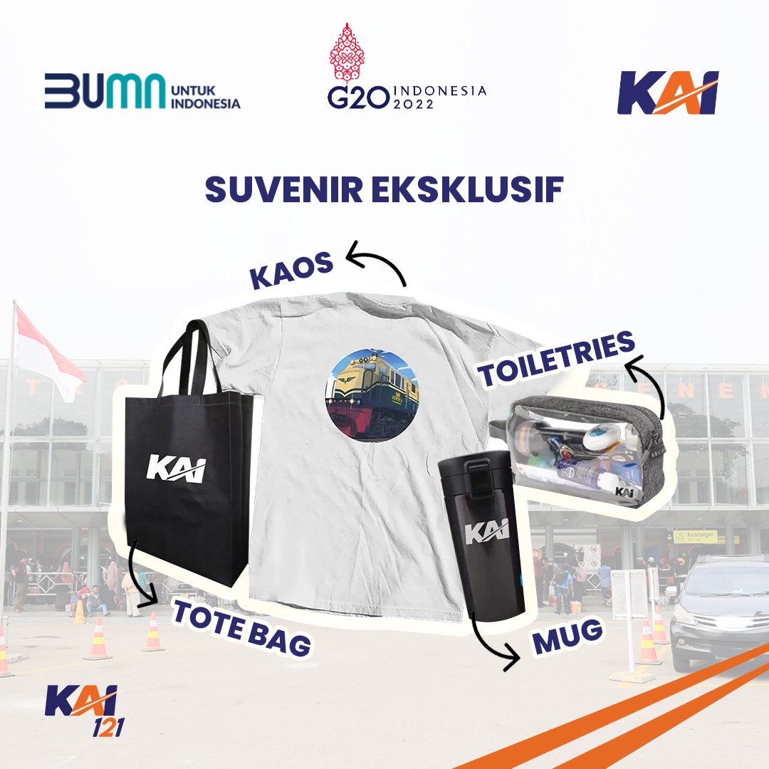 KAI121's tweet photo. Yuk, bagikan momen perjalanan mudikmu dlm Giveaway Mudik Selamat Nyaman Naik Kereta. Dapatkan kesempatan memenangkan goodie bag eksklusif &amp; luxury dr Railmin. 

Sebelum ikutan, baca dulu syarat &amp; ketentuannya, agar peluang menangmu makin besar.

#MudikAmanSehatNaikKereta
#KAI121 https://t.co/792rkQWAZi