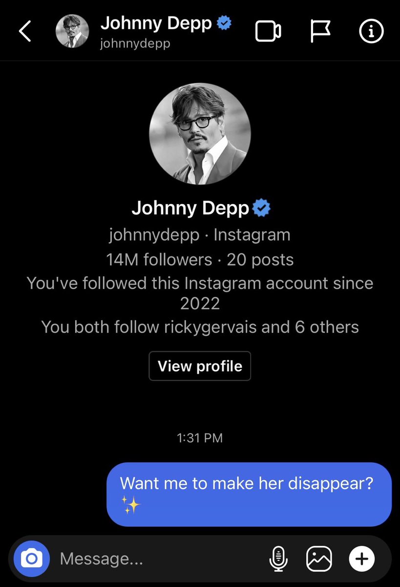 sampowersmagic's tweet photo. Sorry, I couldn’t resist 😂😂😂 #johnnydepp #magic #disappear #justiceforjohnnydepp https://t.co/1ok5v53zXn