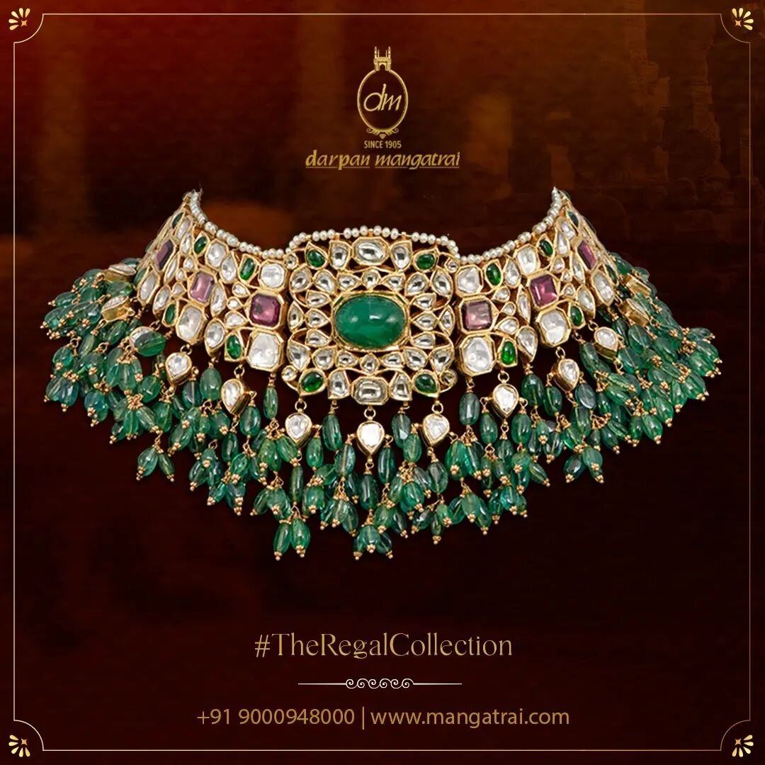 This beautiful emerald rainfall necklace makes for the perfect addition to your traditional attires✨

Shop Now: mangatrai.com

Connect with us regarding our products at +91 9000948000 (Call/WhatsApp) or bit.ly/3xSoDnB
.
#RegalCollection #Regal #Jewels #Jewelry