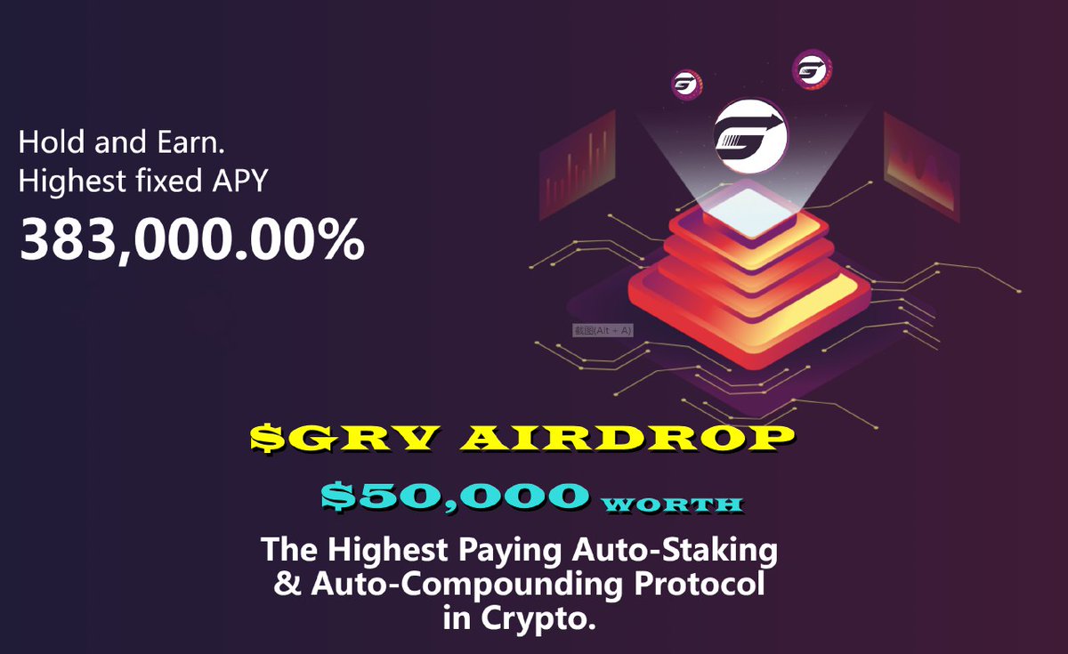airdropblogs's tweet photo. #Airdrop: GROOV Token (GRV)
Prize Pool: 3,520 GRV ($50,000)
Reward: 200 GRV
Winners: 400 random users

Airdrop Link: https://t.co/IVdgbPIhQX

- Follow @groov_finance
- Distribution date: May 30, 2022

Website: https://t.co/K3KqG0eQMZ https://t.co/tMKjHN85cn
