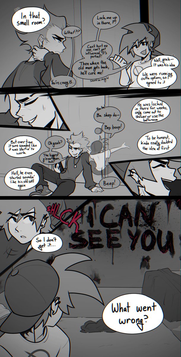 fnf_apc's tweet photo. so, was anyone else curious about what happened with bf?

page 9 of the first #FNFAPC comic!! https://t.co/uOebvagrze