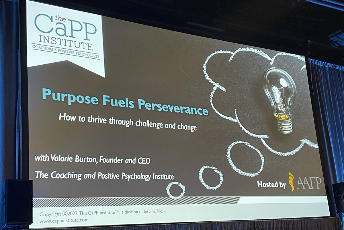 juliecelebi's tweet photo. An important question posed by @valorieburton - Looking back 10 years from now, what will you wish you had done? That’s where your energy should go. She reminded us, prestige doesn’t fuel perseverance- we should let our sense of purpose serve as our compass. #AAFPLead https://t.co/CTz3IZo9v7