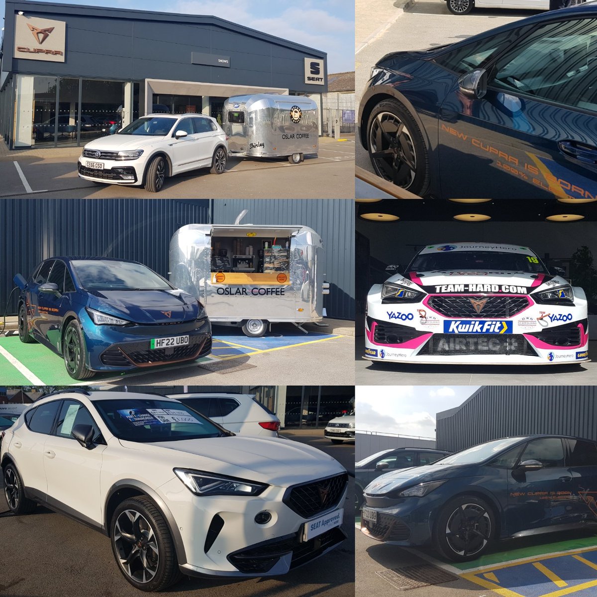 OSLARCOFFEE's tweet photo. Wonderful day @snowscupra in #Southampton 👊☕🚀
This recent #corporateevent championed the fantastic #cupraborn #electriccar &amp; let me just say that it's also one of my favourite electric cars to date ⚡⚡⚡⚡⚡

#oslarcoffee https://t.co/3yVmEKojU4