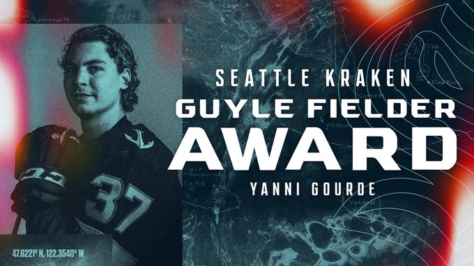 Guyle Fielder award graphic with image of yanni gourde