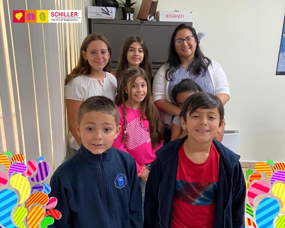 USASchiller's tweet photo. Happy Children's Day! Today our children visited the USA offices to live a working day experience in SCHILLER, along with their parents. We are very proud to have shared a full day of activities with them, including a CPR simulation!
#SCHILLER #learning #medical #technology https://t.co/WHeA4e7R6R