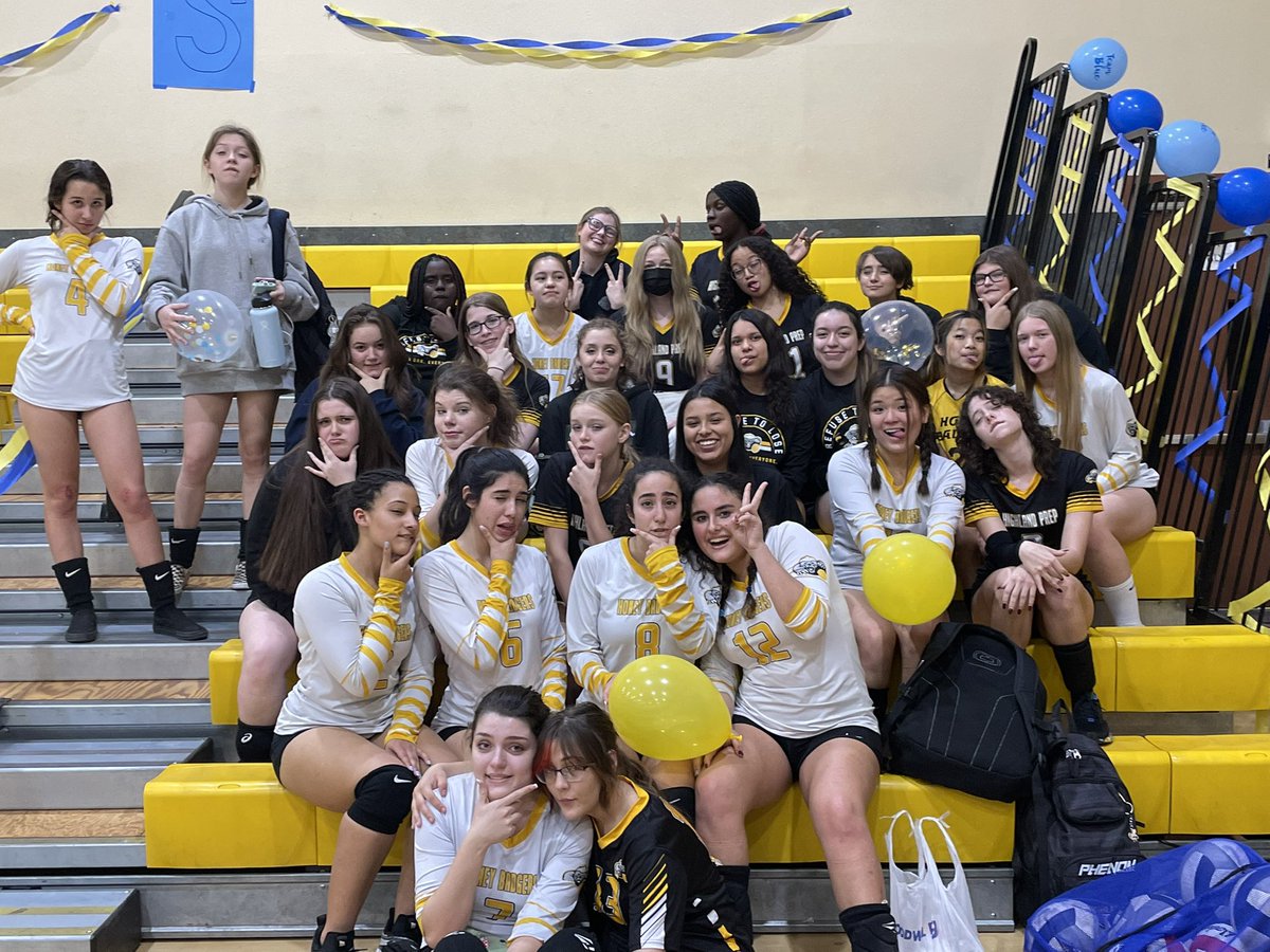 Varsity and JV Volleyball! All smiles after a great season!