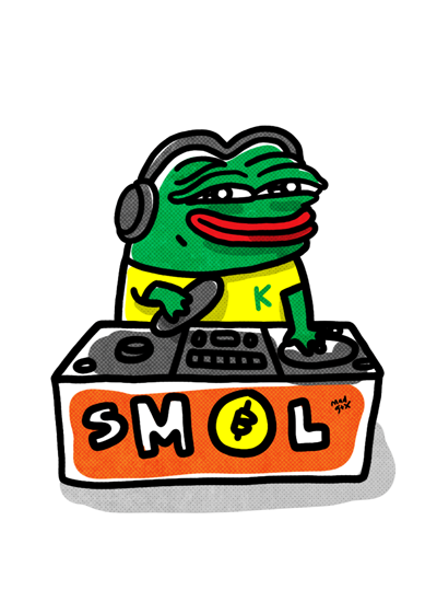 MAD.GTX (@mad_gtx) on Twitter photo SMOL DJ 🐸🎛️🎚️💿
live at <a href="/kaleidoscopexcp/">Kaleidoscope XCP</a>
10/10 @ 2 $XCP
xchain.io/tx/ef8048ee93a…
40/40 @ 0.00025 #BTC
xchain.io/tx/6d6b30c8ea2…
-
#kaleidoscopexcp #pepe #pepefrog #pepethefrog #smolpepe #smol #NFT #NFTCommunity #NFTdrop #NFTartist #NFTart #Bitcoin SMOL DJ 🐸🎛️🎚️💿
live at <a href="/kaleidoscopexcp/">Kaleidoscope XCP</a>
10/10 @ 2 $XCP
xchain.io/tx/ef8048ee93a…
40/40 @ 0.00025 #BTC
xchain.io/tx/6d6b30c8ea2…
-
#kaleidoscopexcp #pepe #pepefrog #pepethefrog #smolpepe #smol #NFT #NFTCommunity #NFTdrop #NFTartist #NFTart #Bitcoin