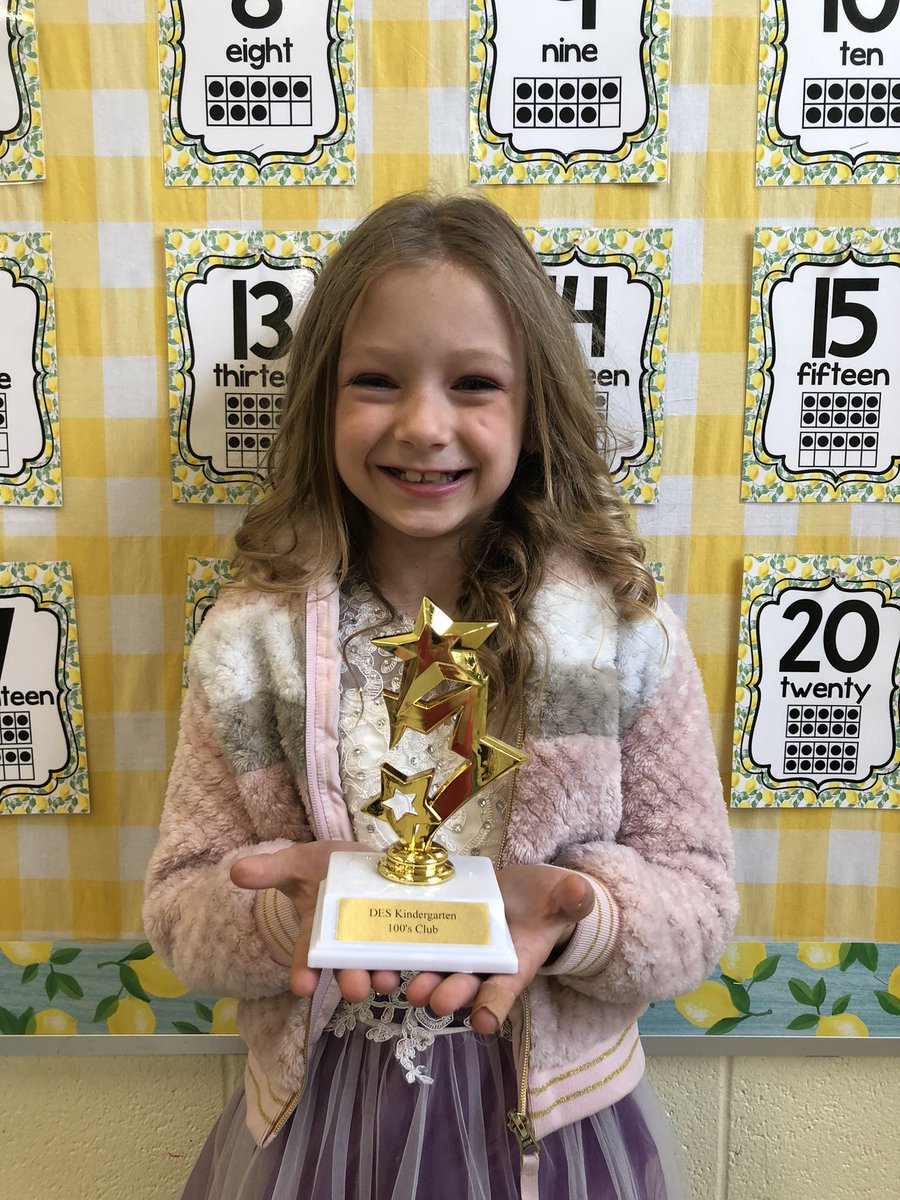 Counting to 100 is a BIG deal in kindergarten! Let me introduce you to the newest members of the 100’s Club…