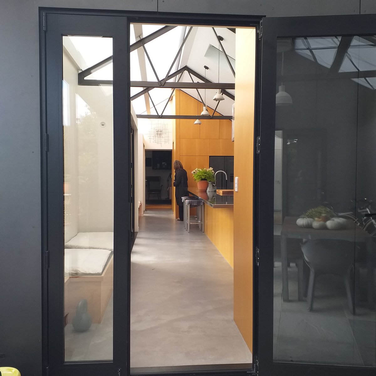 kebabette's tweet image. Today in @openchch visits - Abberley House. Classic cottage with ingenious modern extension.