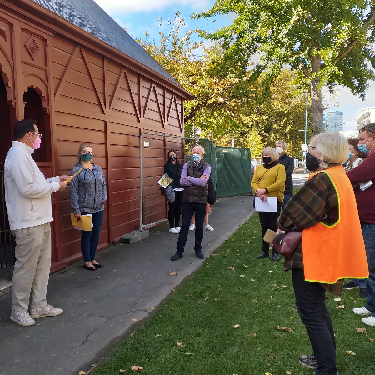 kebabette's tweet image. Loved seeing the Hurst Seagar Red House. A stunner! There's nothing like getting to see inside places you've seen from the outside a zillion times. Thank you @openchch!