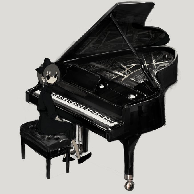 「女の子 グランドピアノ」のTwitter画像/イラスト(新着)