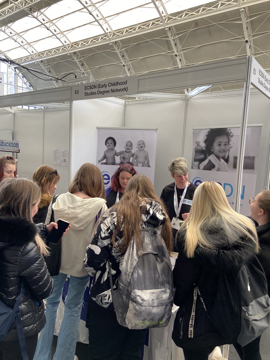 ECSDNetwork's tweet photo. Yesterday was our first @nurserywrldshow and what a day. So many of you wanted to hear about the ECSDN and the ECS Graduate Practitioner Competencies. We are doing it all again today. Come and say hello, we are at stand E3. #ECSDN #NurseryWorld #EarlyYears #TeamEarlyChildhood https://t.co/cBDOdTLOrD