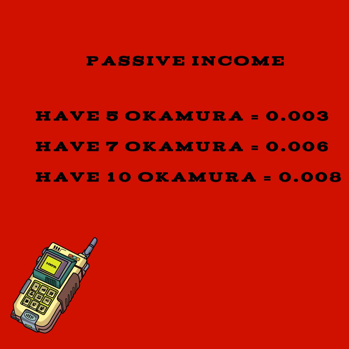 oka1722's tweet photo. Passive income 🚀

#NFTCommunity #NFTs #NFT #NFTJapan https://t.co/Zvvgv0ZNlh