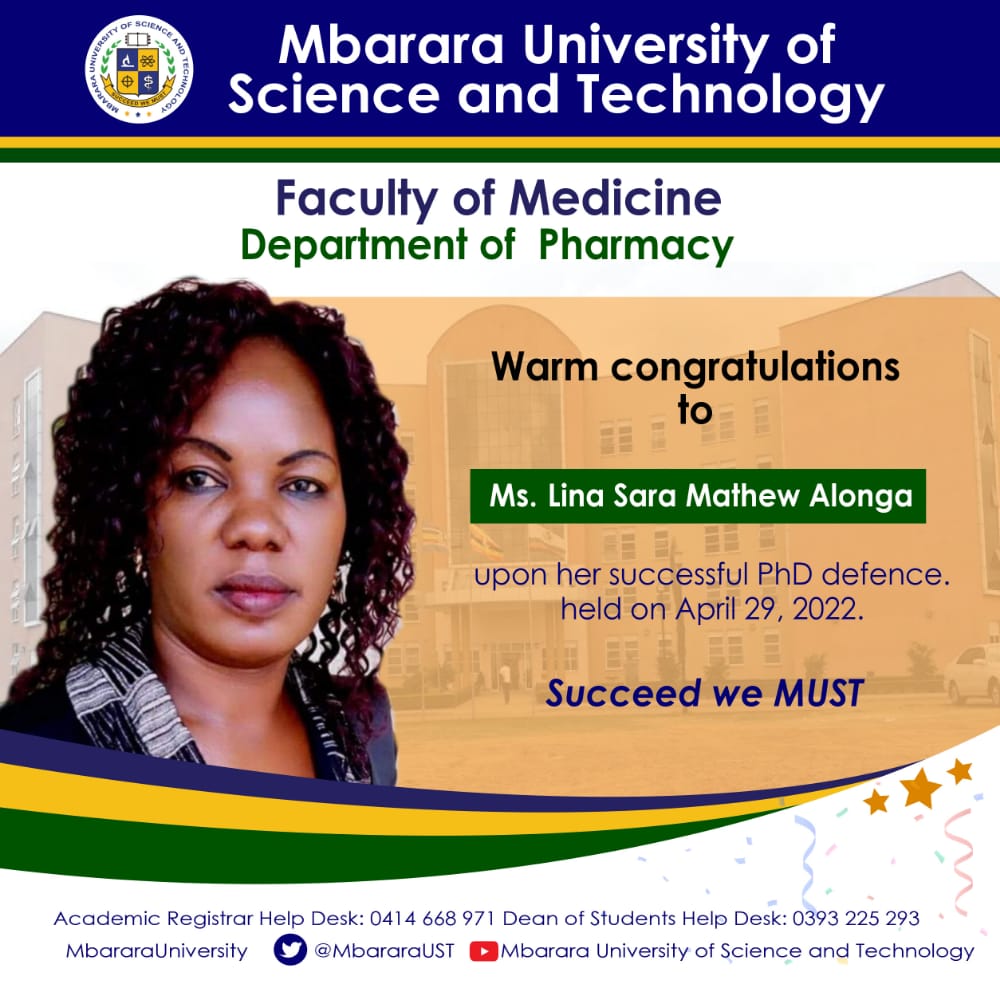 MbararaUST's tweet photo. A warm Congratulations to you'll 🎊🎊🎊 https://t.co/n9MfkVmt8Y