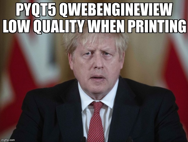 overflow_meme's tweet image. PYQT5 QWebEngineView low quality when printing stackoverflow.com/questions/7206… #printing #qprinter #qwebengineview #pyqt5